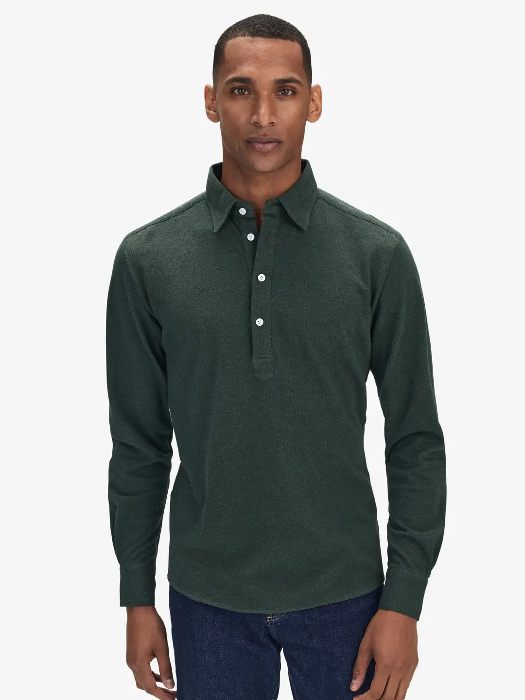 Dark green top plain shirt