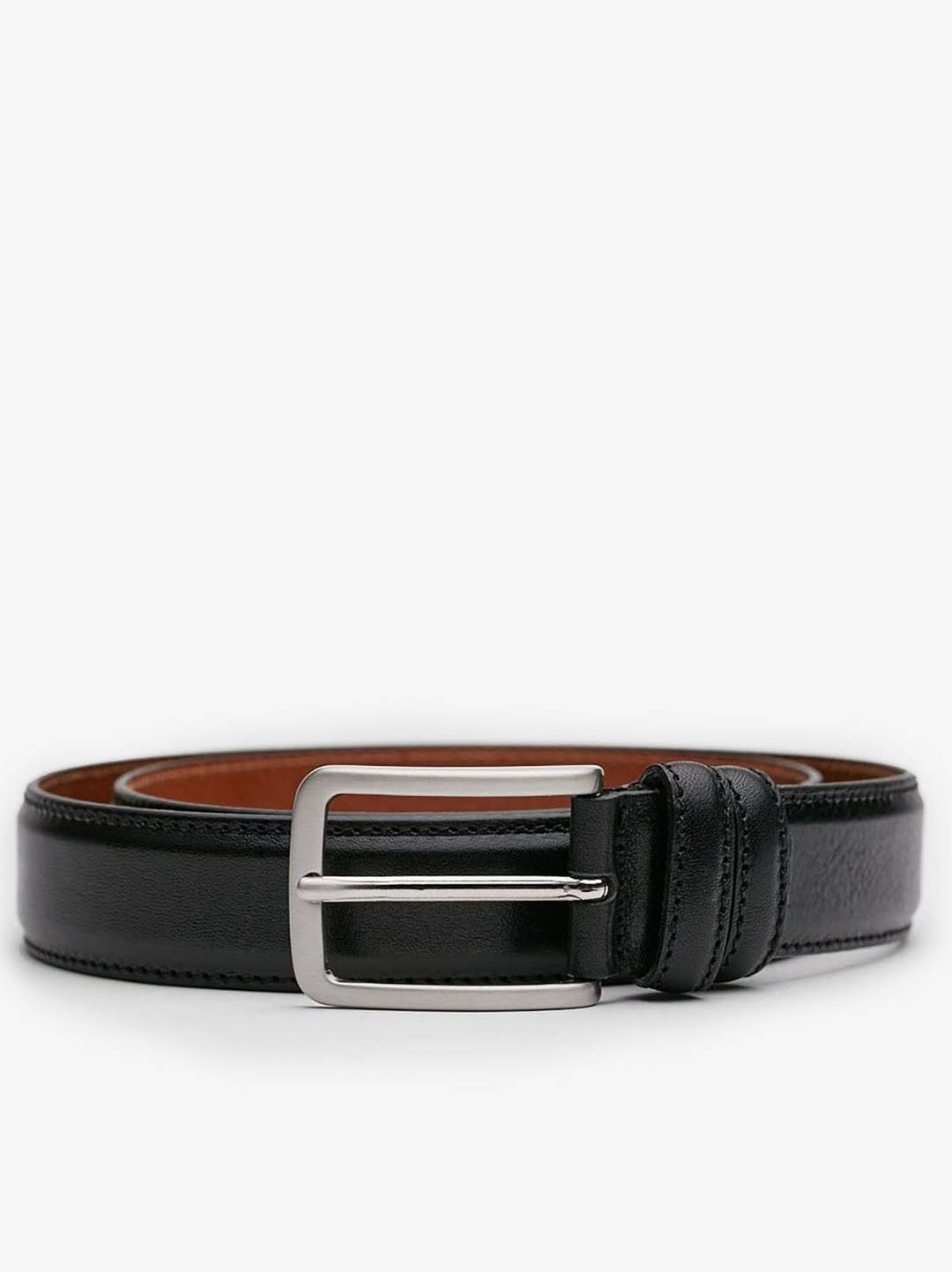 ●DOFFJASON● Eclipse Hard Leather Belt DJ23FWCBT004BLK MUSINSA | DOFFJASON Cowhide Flowing Hard Leather Belt BLACK