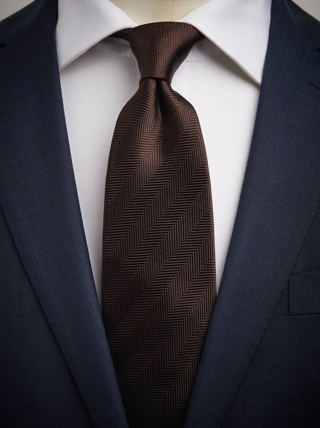 Fern Herringbone Suit Tie main image 1