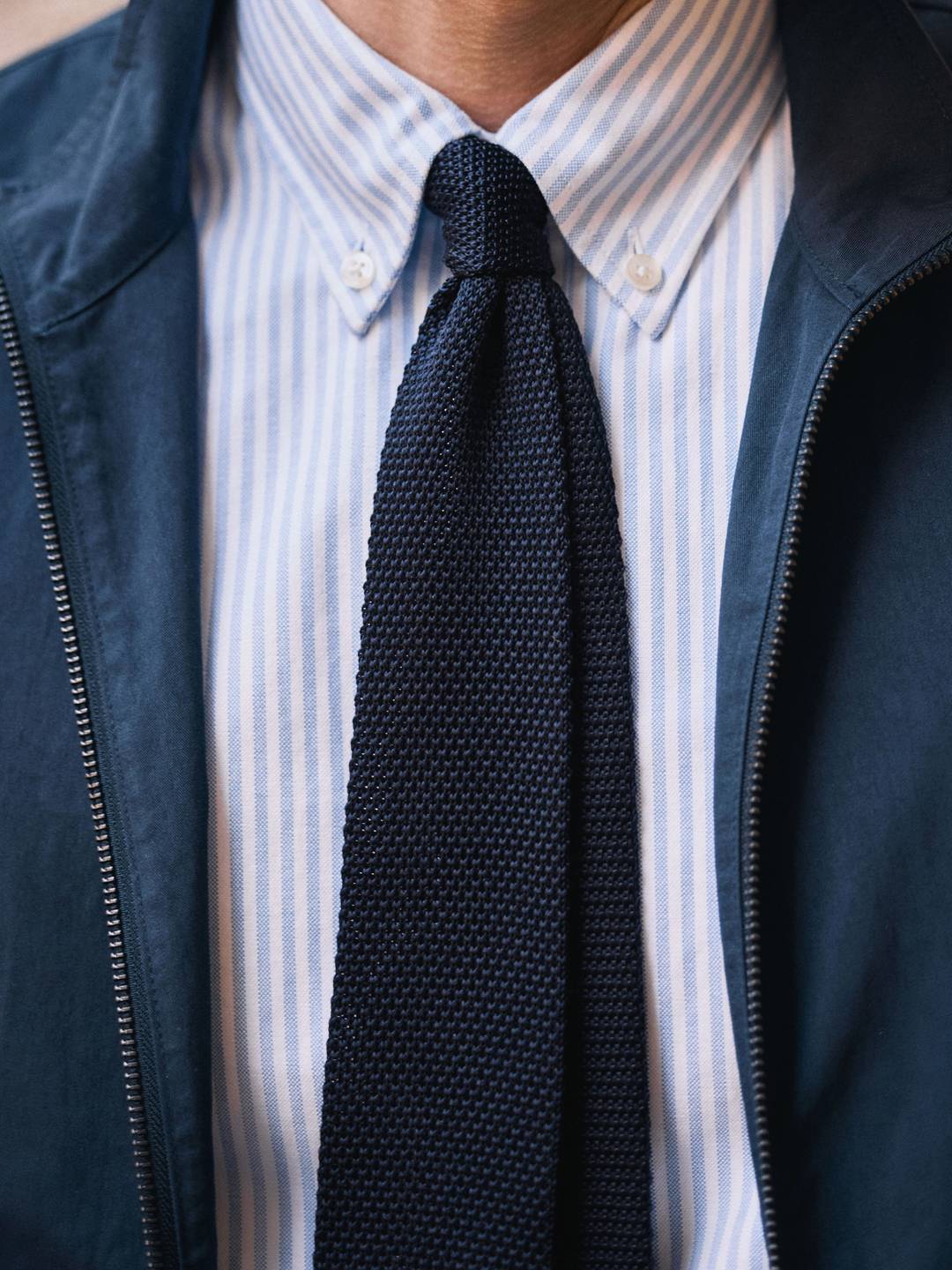 dark blue dress shirt tie John Henric - Knitted inventory_tier:5 Waist 45.67 Color:Navy/Black Women's One-Shoulder Draped Mini