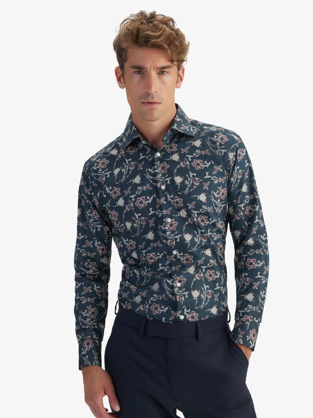john henry dress shirts Men's Striped Dress Shirt by JOHN HENRY, Athletic Fit, Cotton/poly Blend