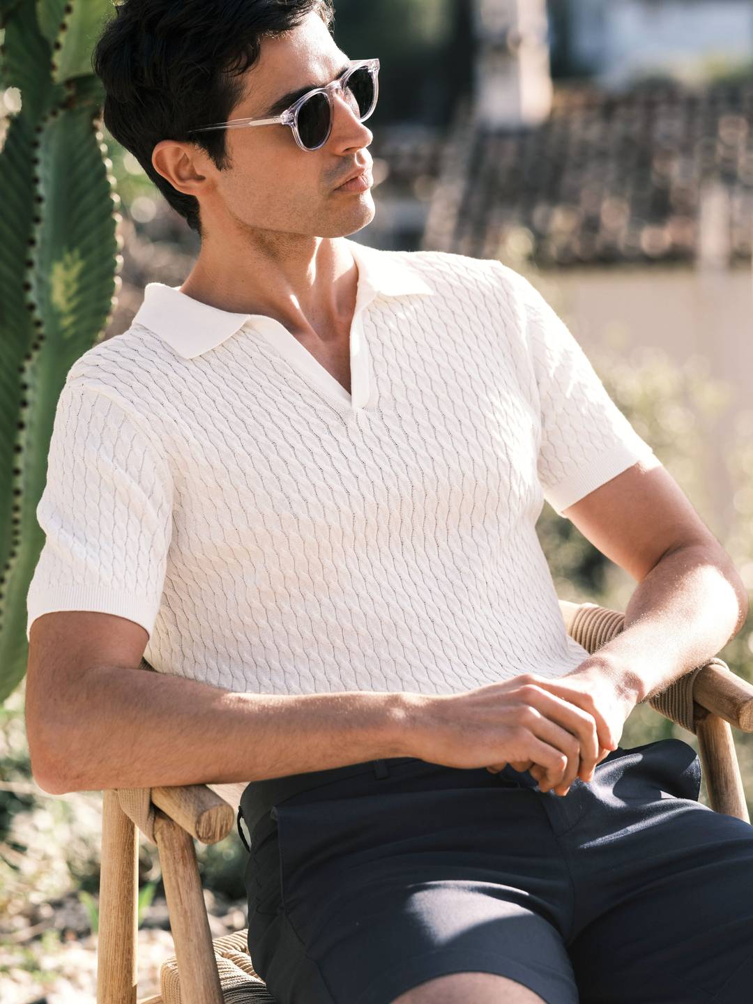 Cotton Polo Rib Sweater - Buy online | John Henric