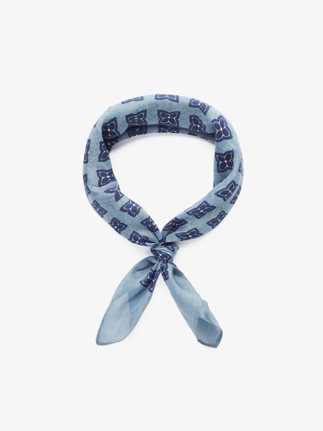 Lichtblauwe sjaal bandana light blue sky