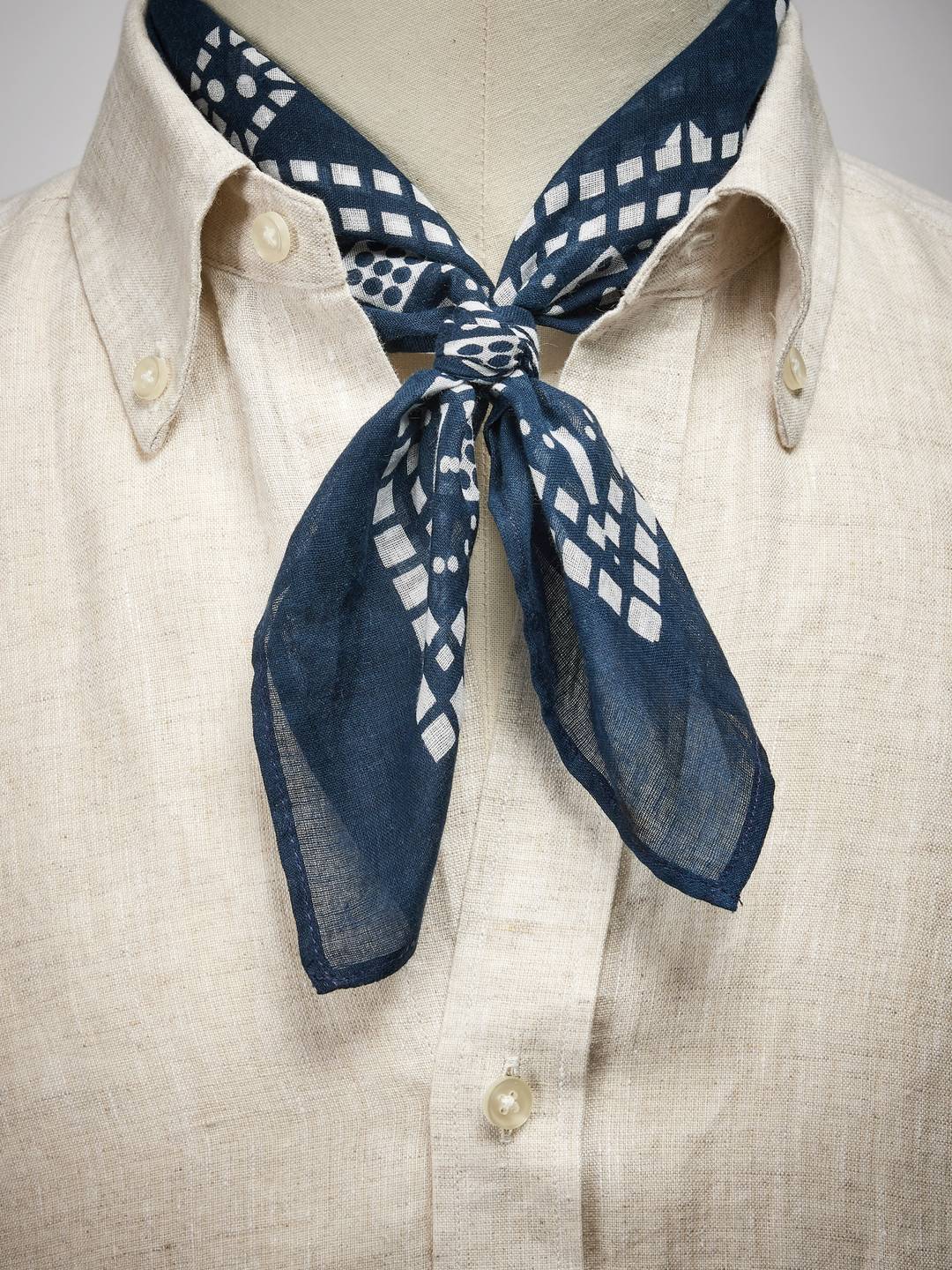 Blue Bandana Motif - Buy online | John Henric