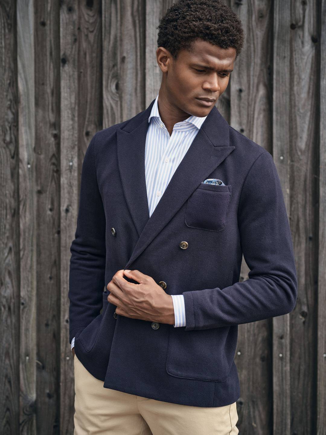 Navy single breasted blazer clearance