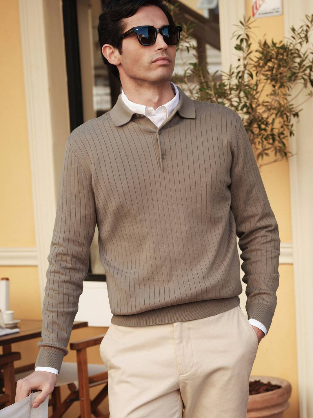 トップス RALPH LAUREN henry neck cotton knit XL Polo Ralph Lauren Green Knit Recent SWEATER XL Extra Large