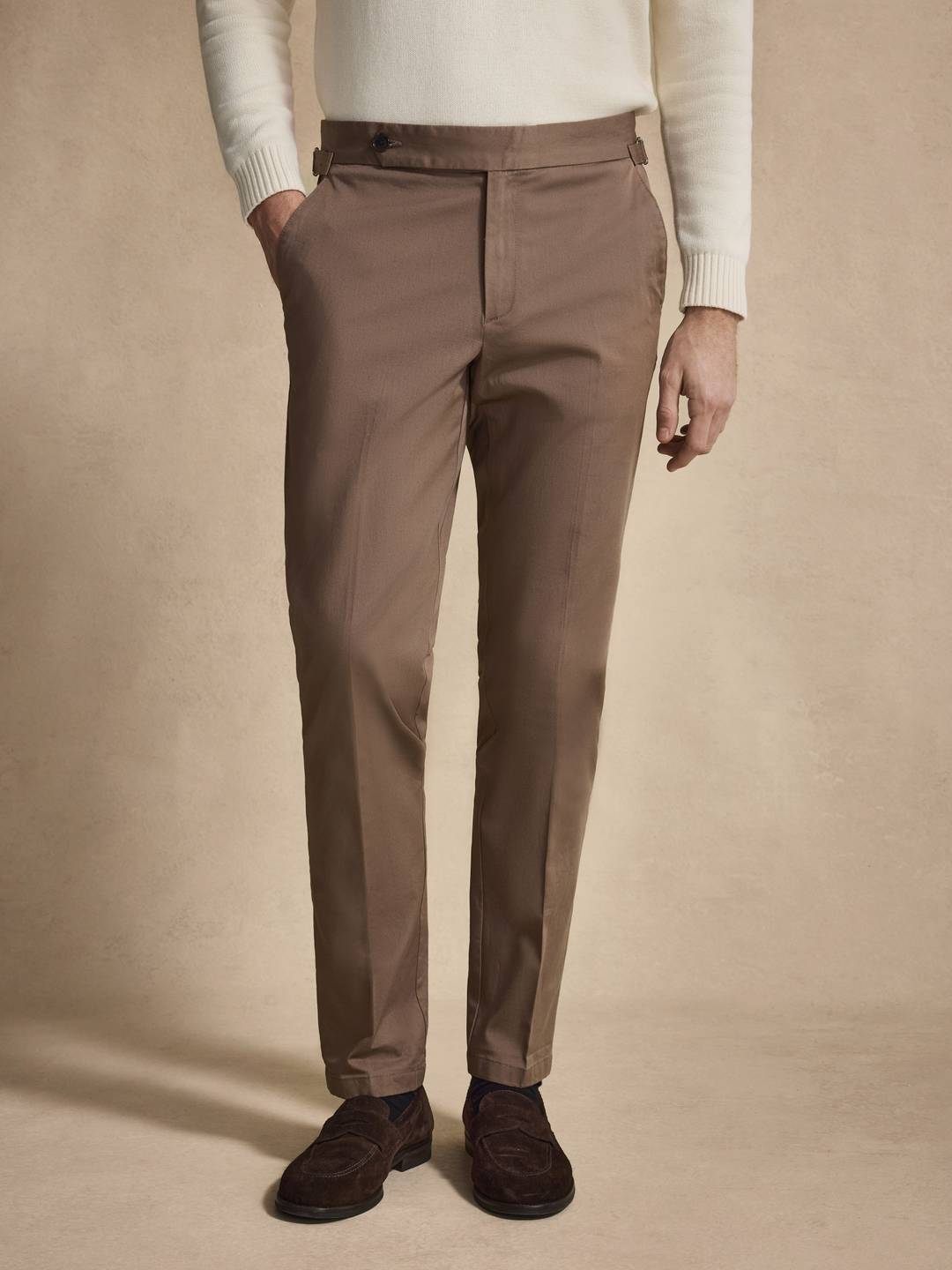 パンツ CERRIC JERSEY COTTON PANTS / KHAKI 3260_af394a51a7-ss256110-