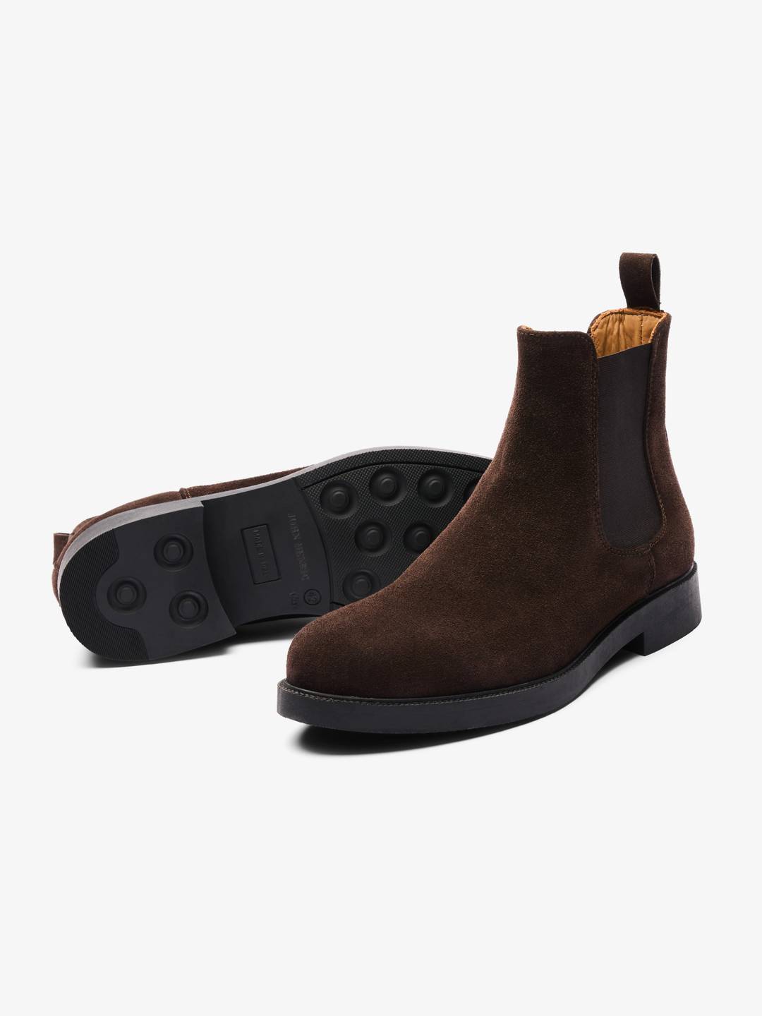Brown Suede Chelsea Boots - Men display picture 3