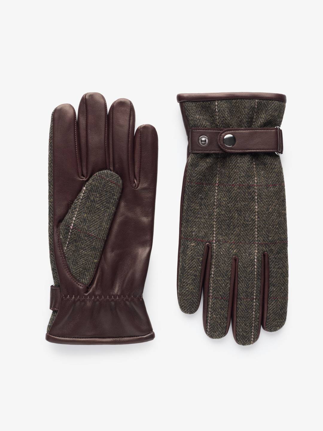 Brown Leather Gloves - Men's leather gloves - Buy online | John Henric