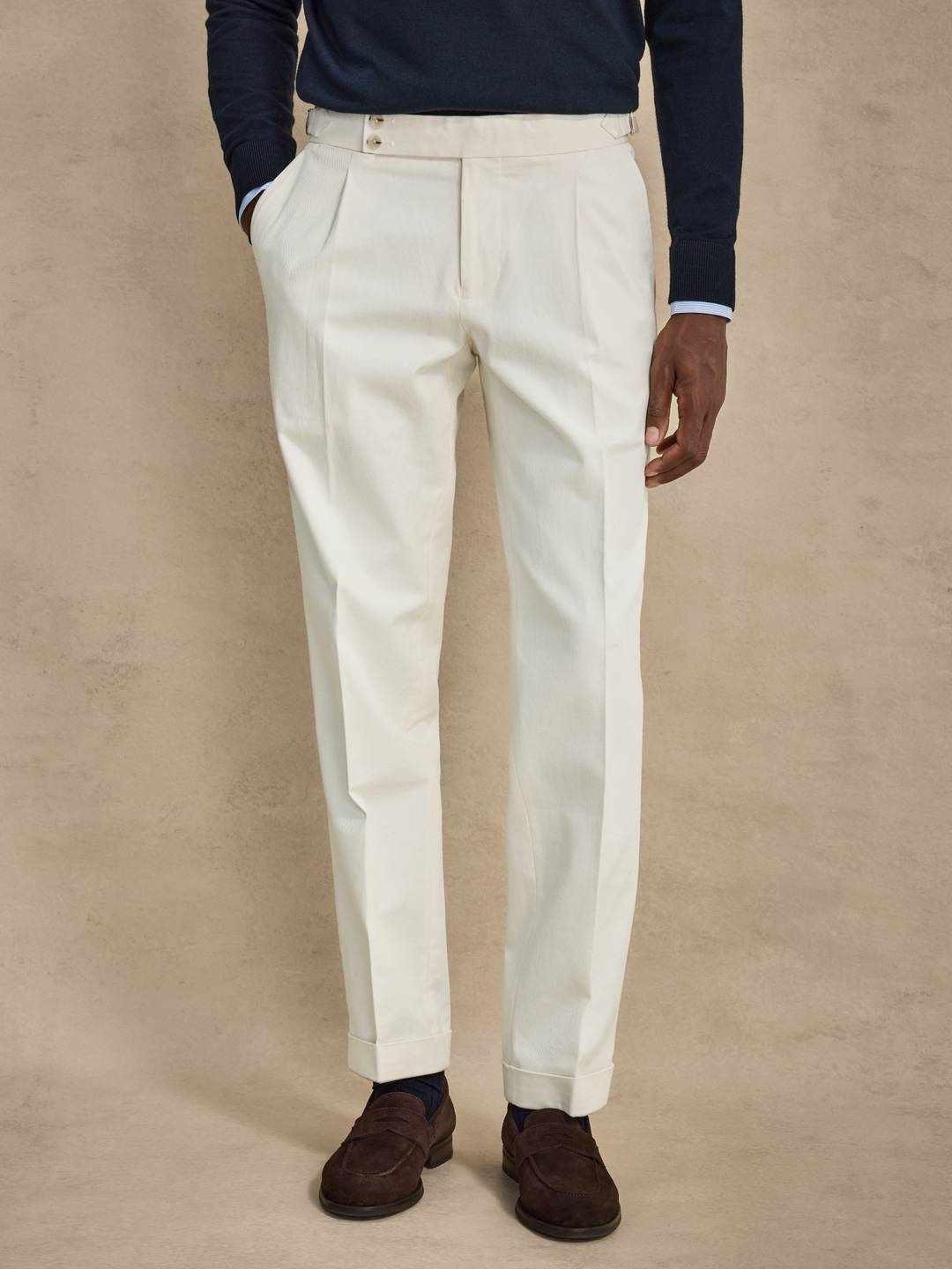 002 Dress Trousers (HS)COLOR：Sand Beige Sand Dress Trousers - Cotton Stretch Tailored Fit - Buy online