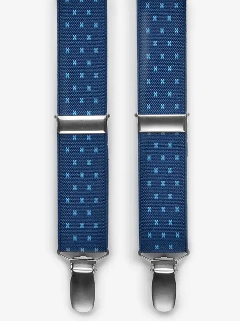 Aster Black Suspenders for Men Hidden Suspenders Three-Point