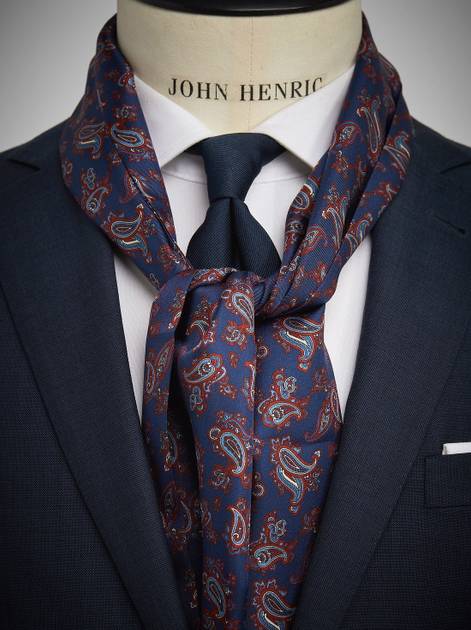 Silk Scarf Paisley - Buy online | John Henric