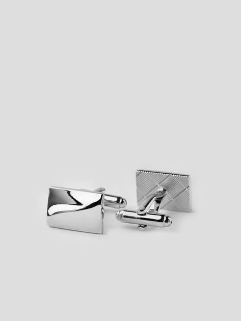 Silver Cufflinks Curved - Buy online | John Henric