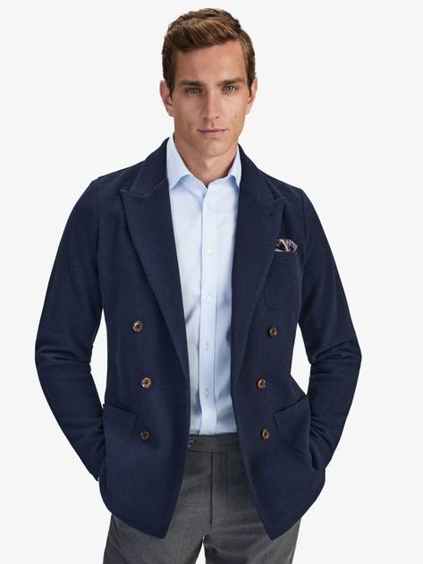 DESCENDANT/CLUB TAILORED JACKET (NAVY)