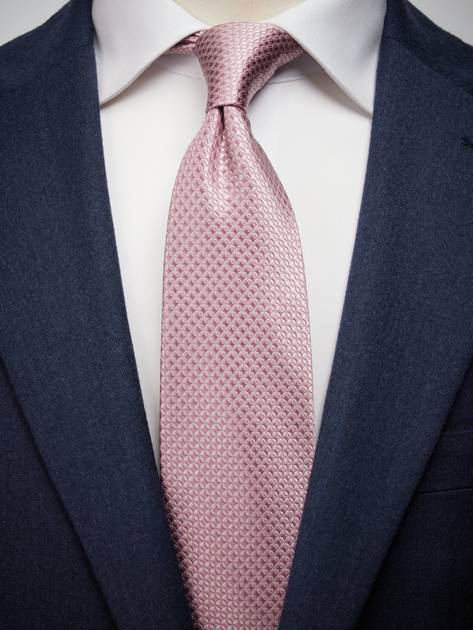 Dusty Pink Tie Geometric - Buy online | John Henric