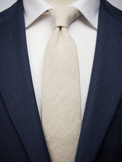 Scheme】linen 【Hender necktie