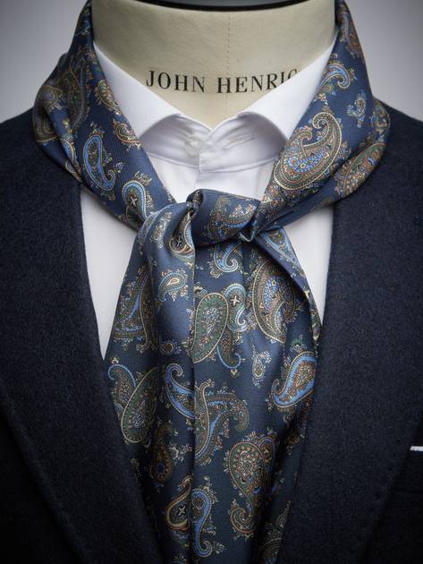 【MFPEN herreekvipering】WOOL SCARF / BLUE Centennial - Classic Muffler Scarf - Trapper of Colorado