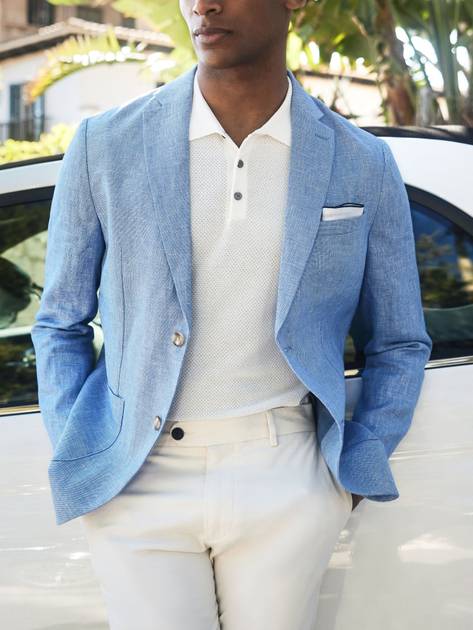 Light blue shop sports jacket