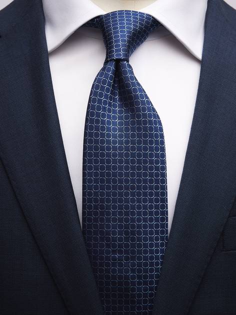 Blue Tie Geometric - Buy online | John Henric