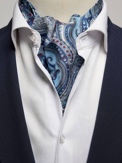dress shirt with cravat Regency Cotton Dress Shirt & Cravat Set: 18th Century Historical Costume