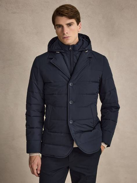 メンズウェア BRIEFING HYBRID PADDED JACKET NAVY メンズウェア BRIEFING HYBRID PADDED JACKET NAVY Buy Navy Blue