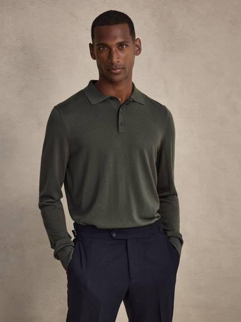 Men's Merino Wool Polo Shirt - Buy online | John Henric