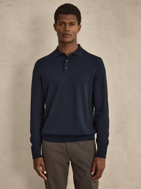Men's Merino Wool Polo Shirt - Buy online | John Henric