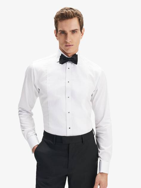 White Tuxedo Shirt - Buy online | John Henric