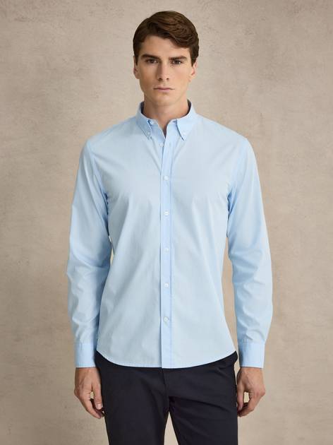 Cotton Poplin Shirt - Buy online | John Henric