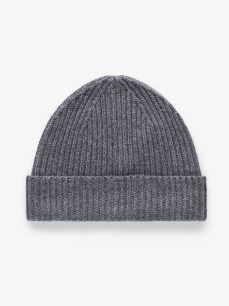 Mid Grey Beanie - Men's wool cashmere beanies - Buy online | John