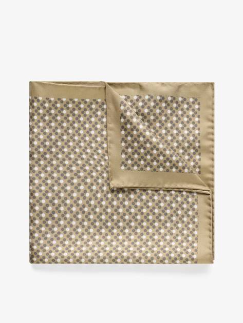 小物 A&S Flat handkerchief M Gray beige 2026 Pocket Square Structure - Buy online | John Henric