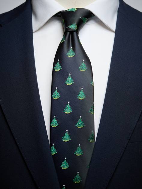 Funny Christmas Tie For Men - 58" X 3.25" Holiday Novelty Necktie For Office Parties & Gatherings - View #2