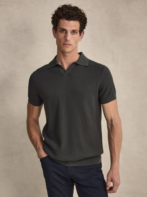 Open Collar Polo Shirt - Buy online | John Henric 