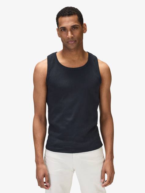 Black Tank Top - Cotton - Buy online | John Henric