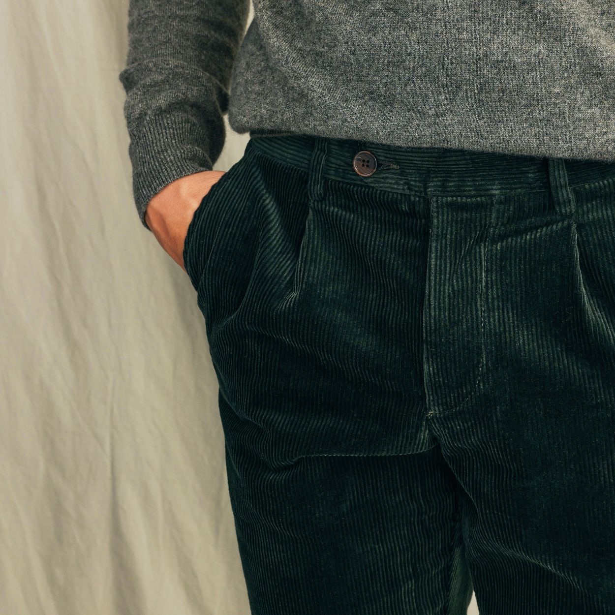 TUCK 02 / TROUSERS / COTTON. CORDUROY | cprc.org.au