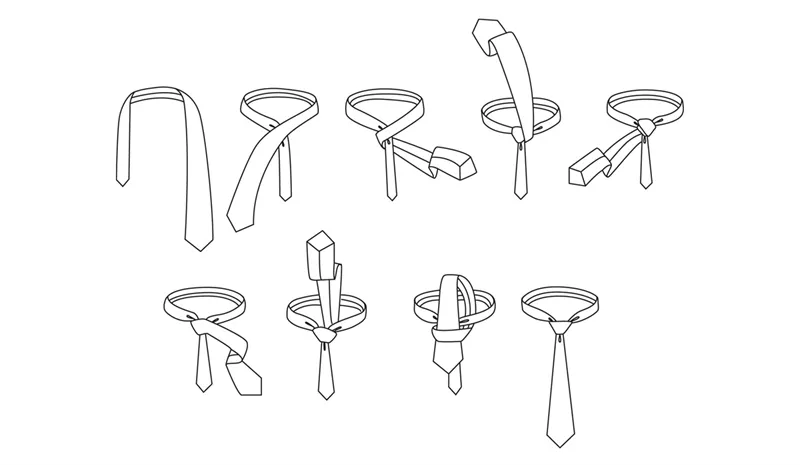 How to tie a tie