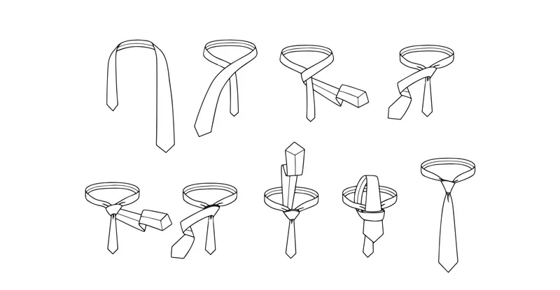 How to tie a tie
