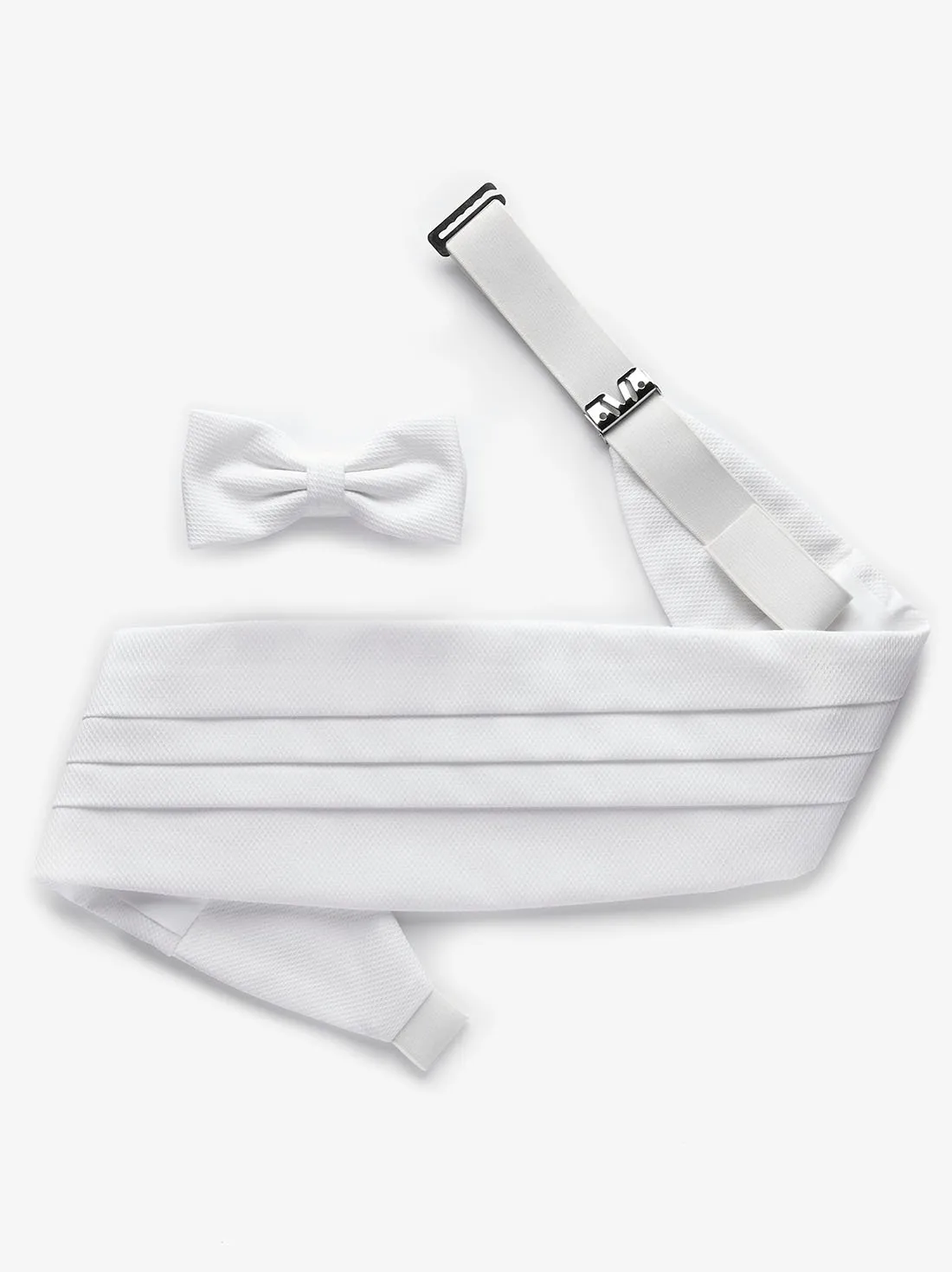 White Cummerbund