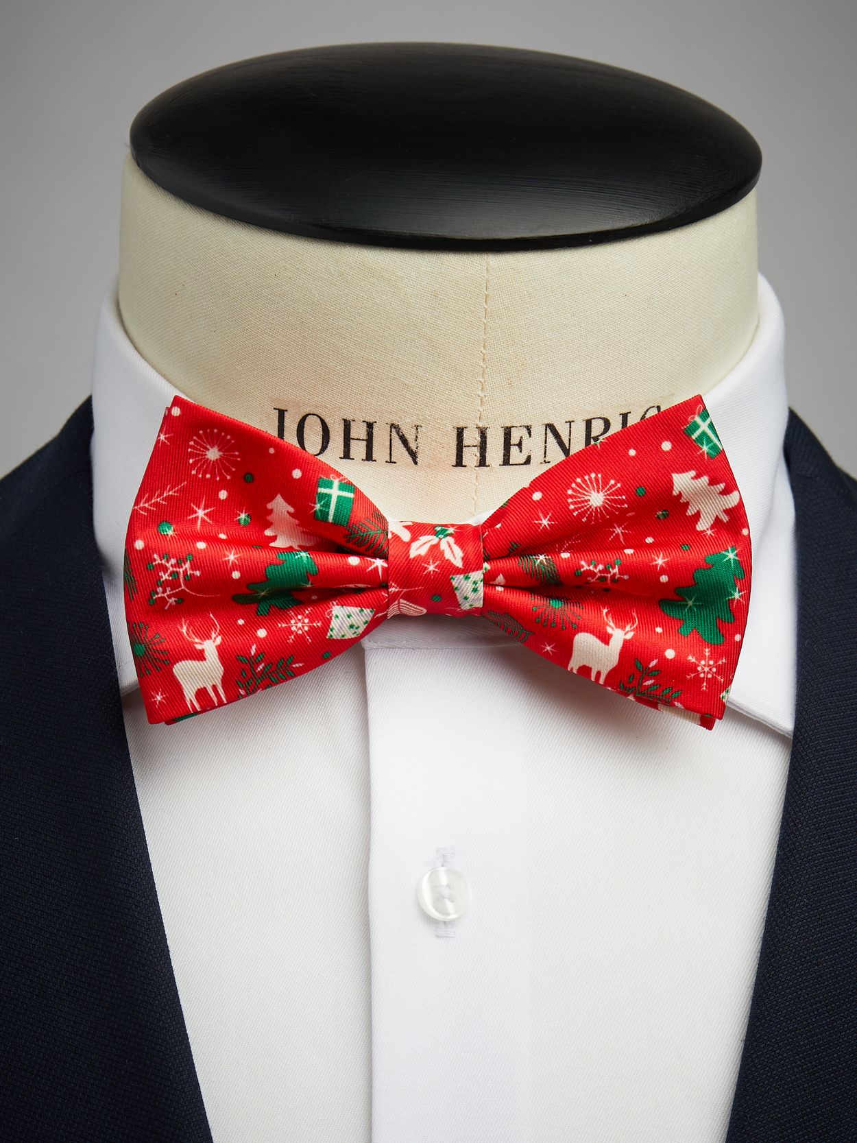 Red Christmas Bow Tie