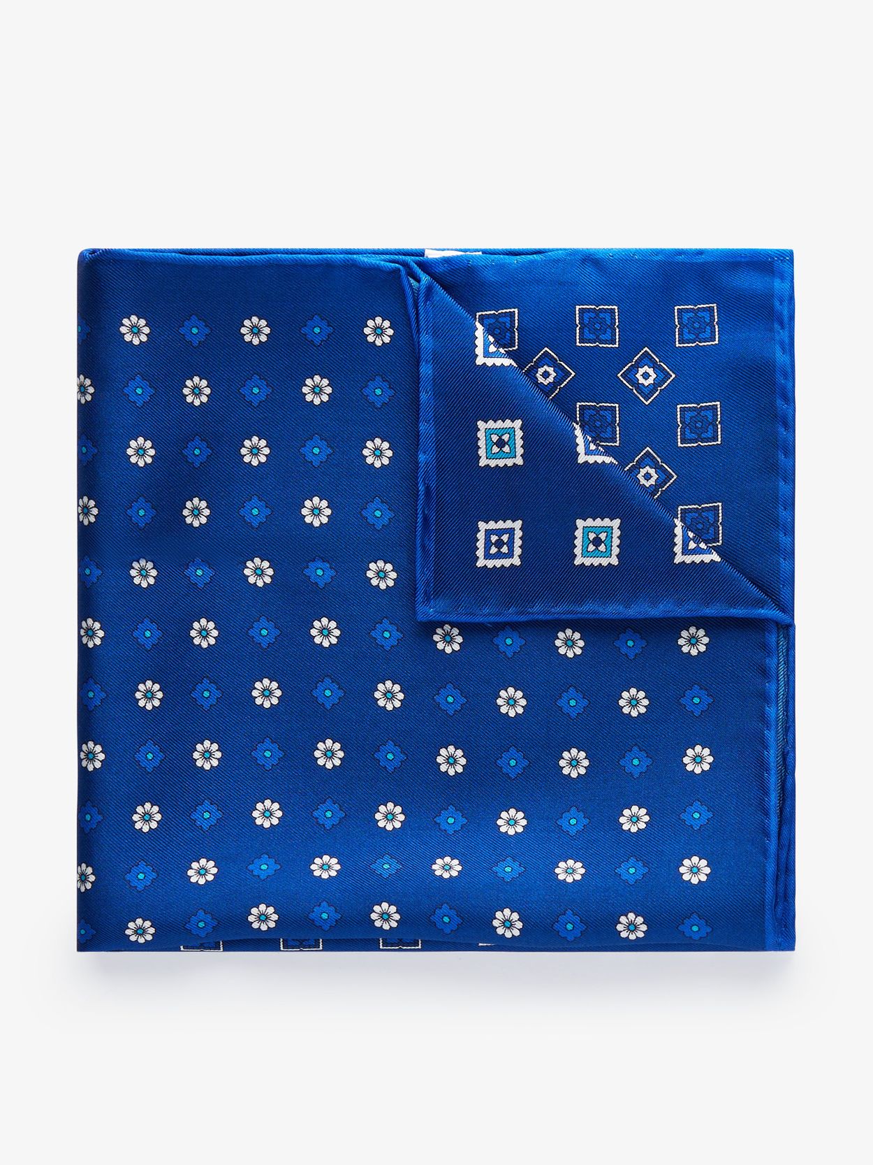 Blue Pocket Square Motif