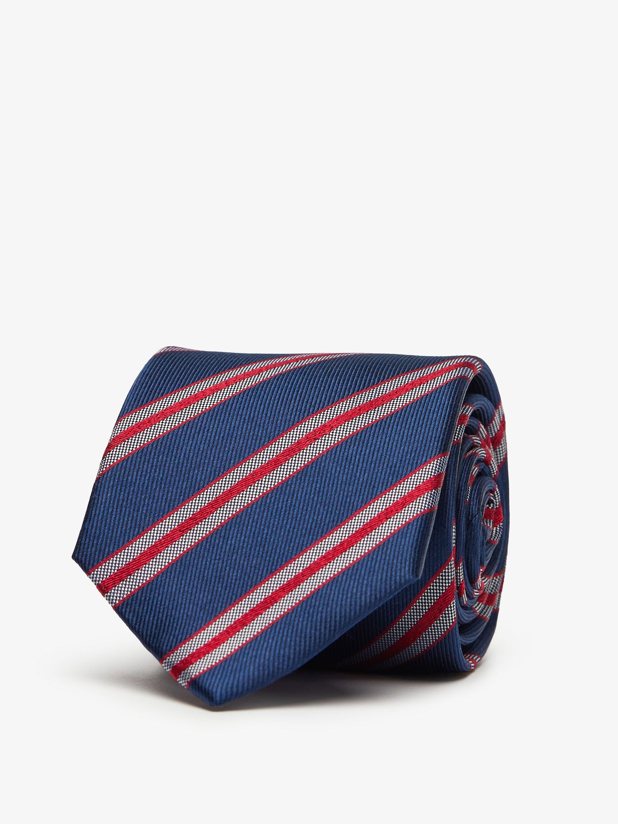 Blue & Red Tie Striped 