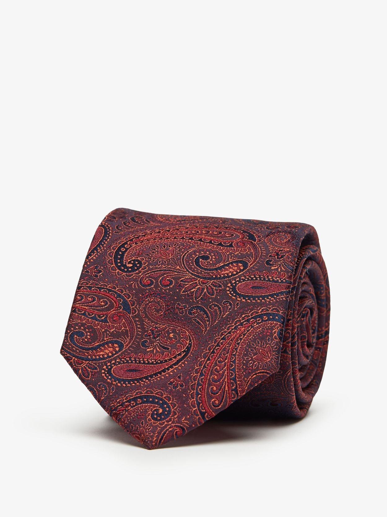 Burgundy Tie Paisley 
