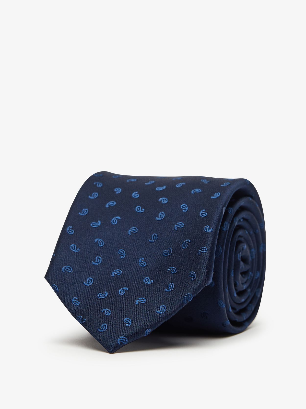 Blue Tie Small Paisley 