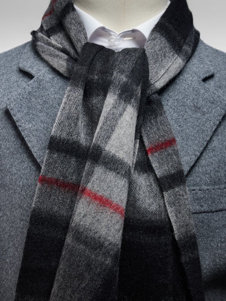 Black & Grey Winter Scarf
