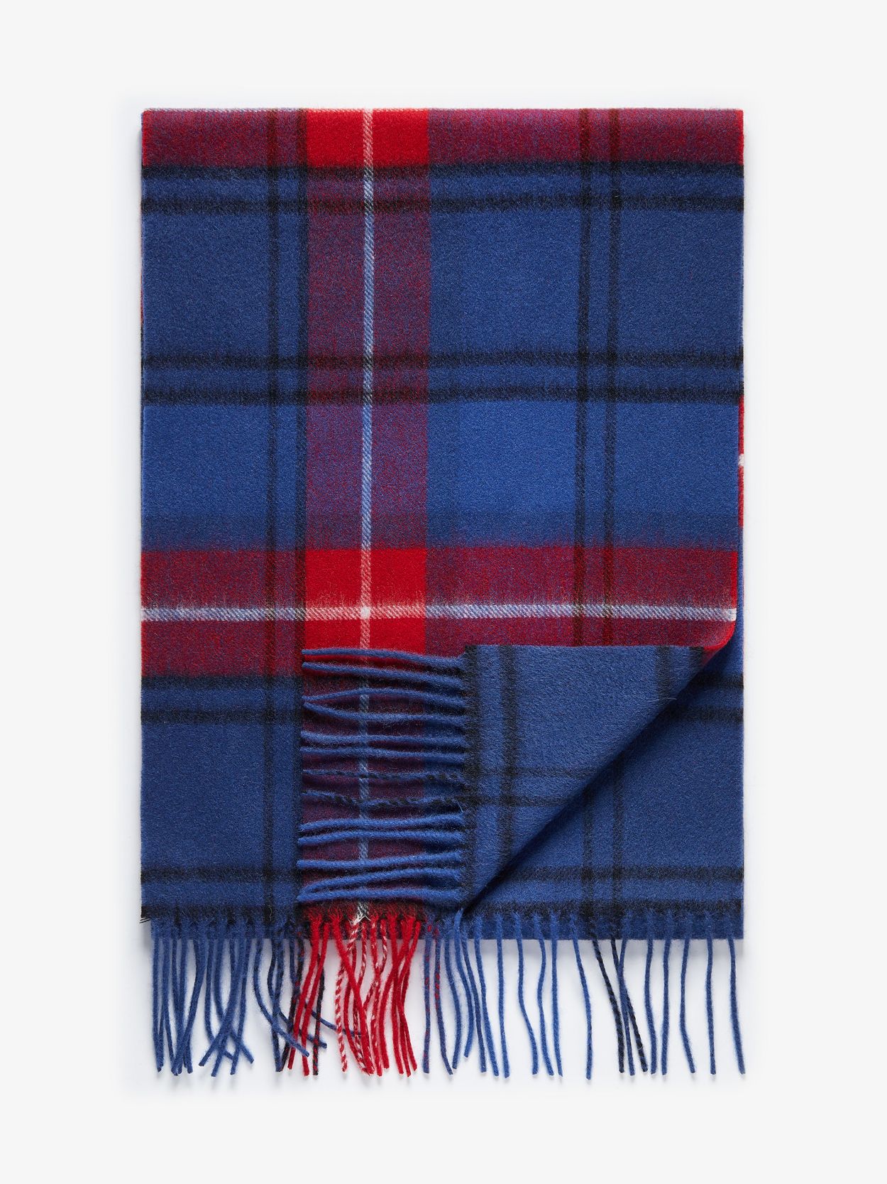 Red & Blue Winter Scarf