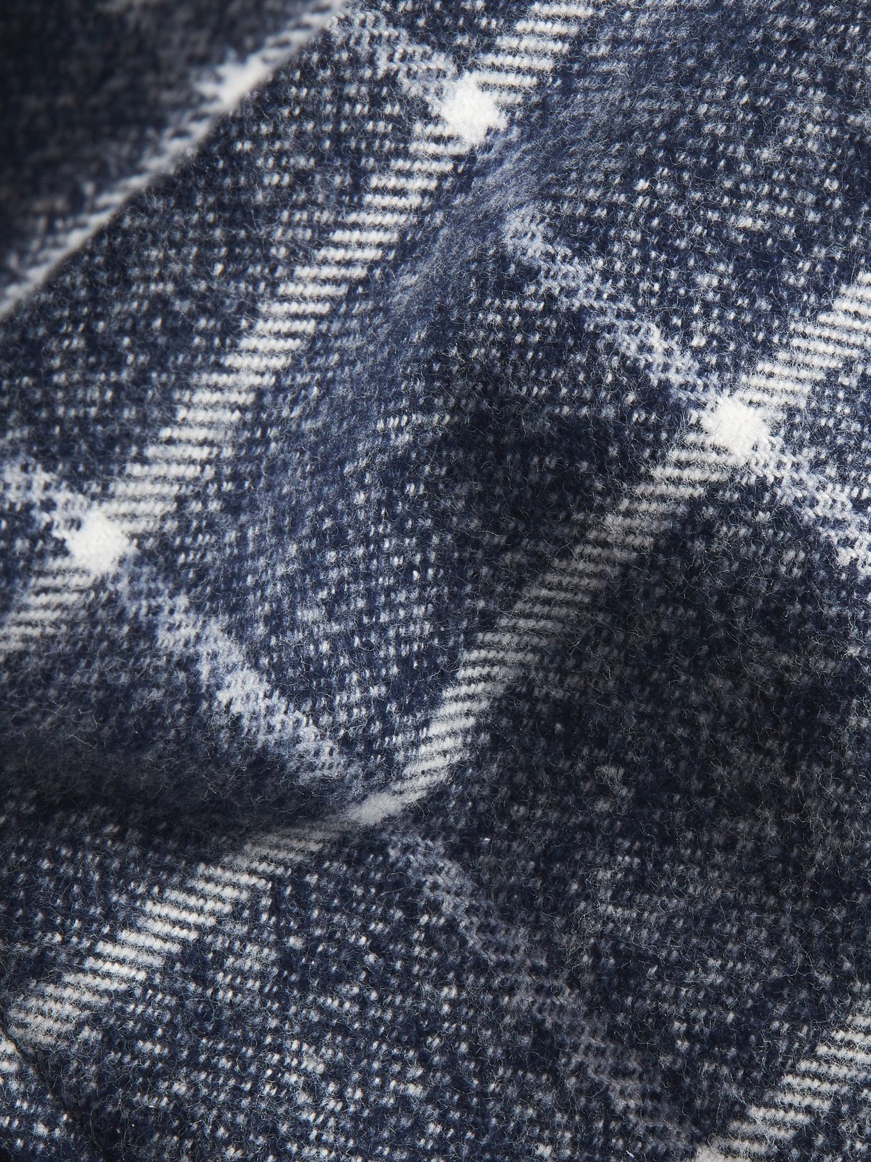 Blue Flannel Zipper Shirt