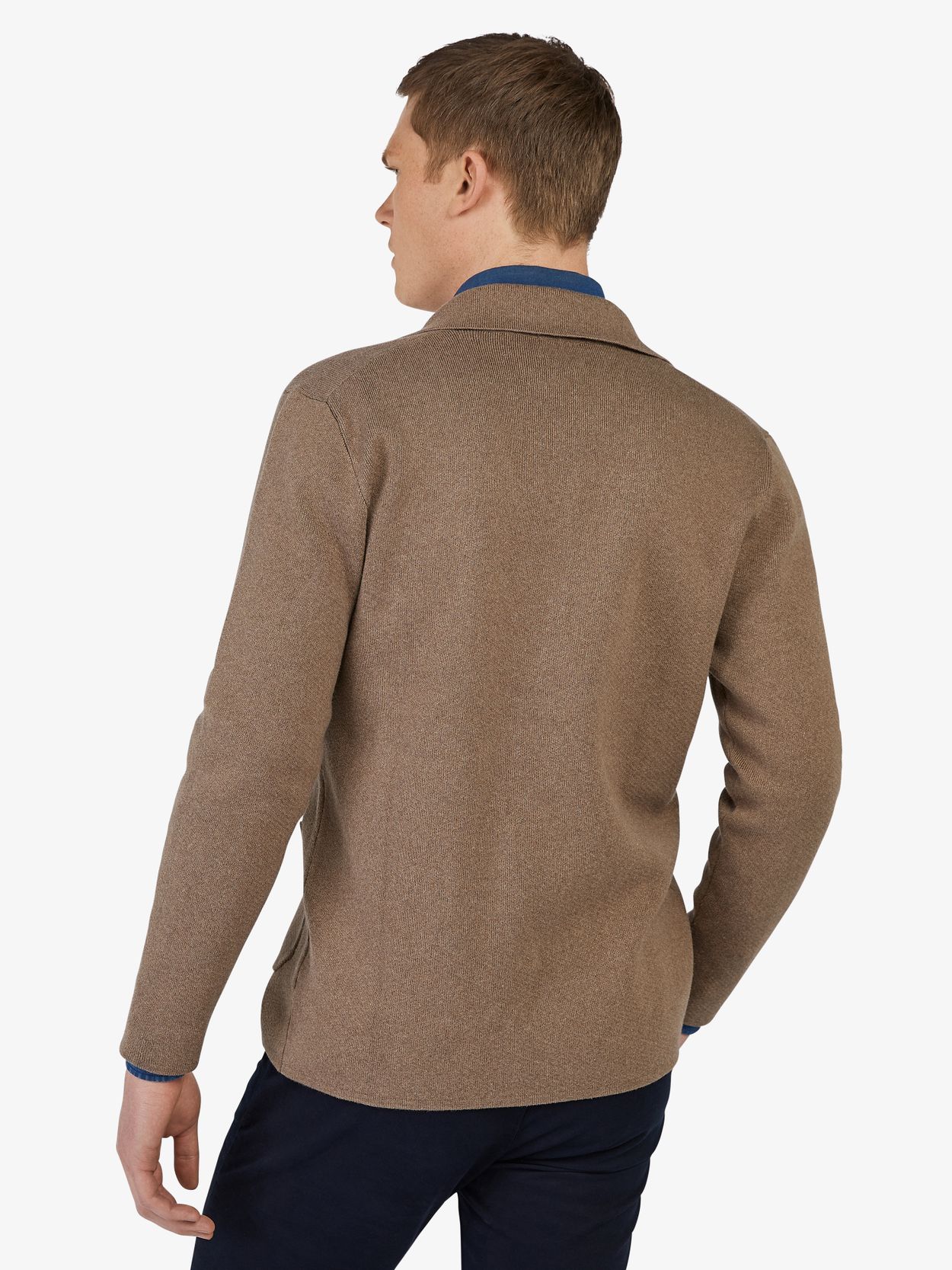 Burgundy Knitted Jacket