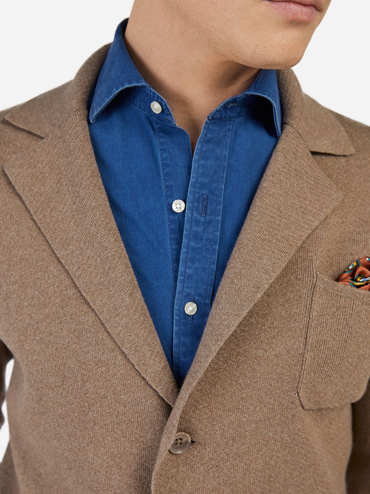 Burgundy Knitted Jacket