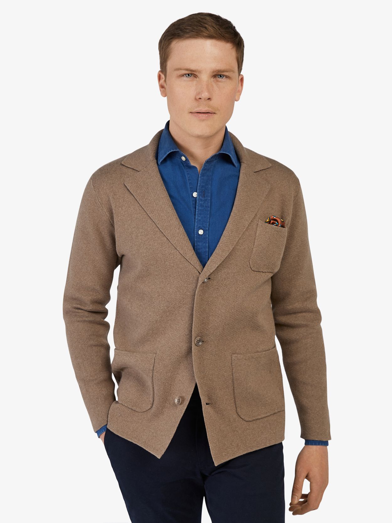 Burgundy Knitted Jacket