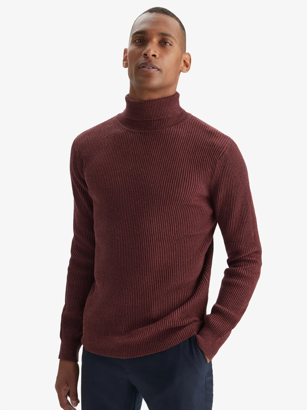 Vinrød Turtleneck Bomuld